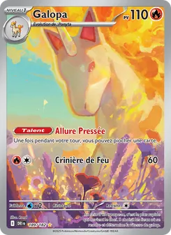 Carte Pokémon Galopa 189 — Rivalités Destinées