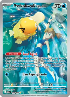 Carte Pokémon Psykokwak d'Ondine 193