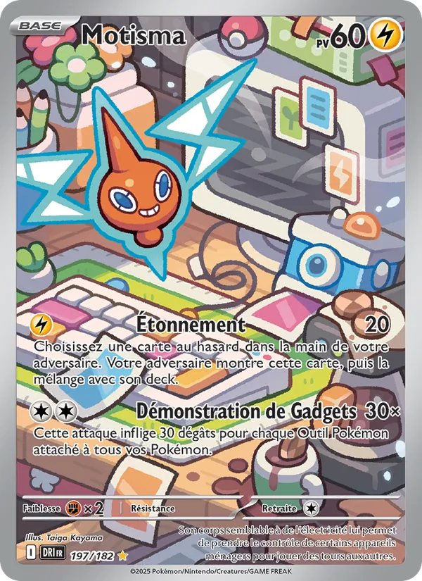 Carte Pokémon Motisma 197/182 de l'extension Rivalités Destinées