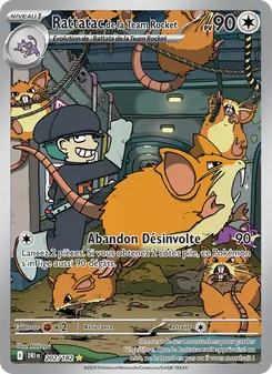Carte Pokémon Rattatac de la Team Rocket 202 — Rivalités Destinées