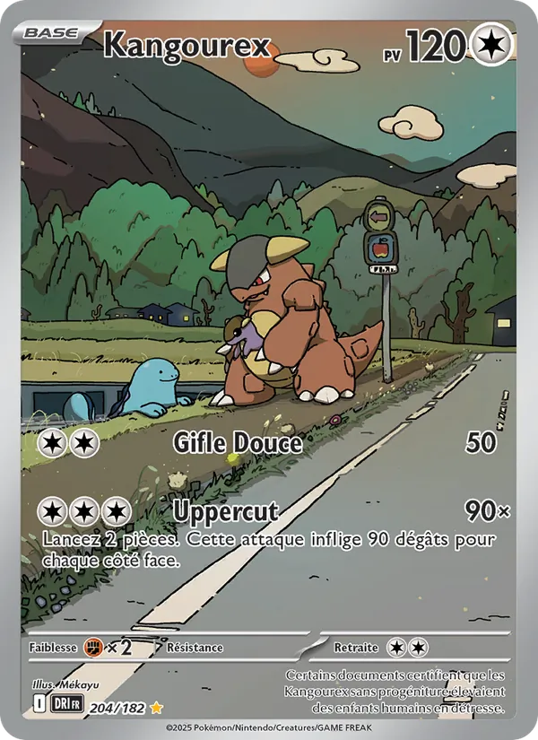 Carte Pokémon Kangourex 204/182 de l'extension Rivalités Destinées