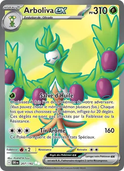 Carte Pokémon Arboliva-ex 207 — Rivalités Destinées