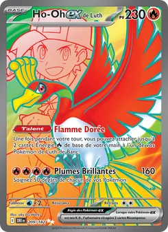 Carte Pokémon Ho-Oh-ex de Luth 209
