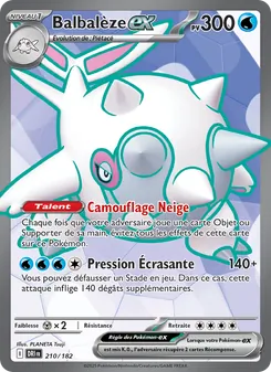 Carte Pokémon Balbalèze-ex 210