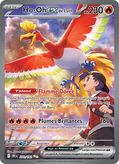Carte Pokémon Ho-Oh-ex de Luth 230