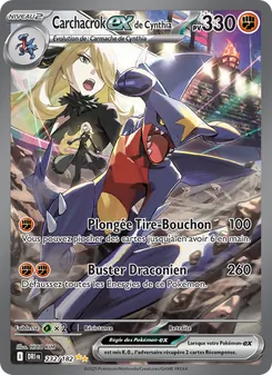 Carte Pokémon Carchacrok-ex de Cynthia 232