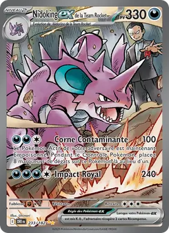 Carte Pokémon Nidoking-ex de la Team Rocket 233