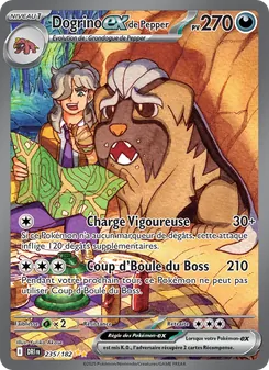 Carte Pokémon Dogrino-ex de Pepper 235