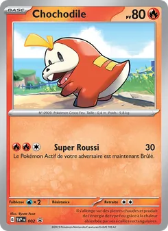 Carte Pokémon Chochodile 002