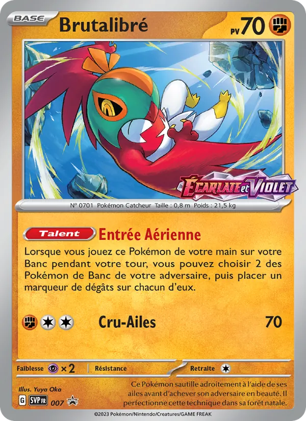 Carte Pokémon Brutalibré 007/225 de l'extension SVP Black Star Promos