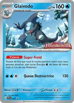 Carte Pokémon Glaivodo 019
