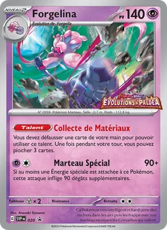 Carte Pokémon Forgelina 020