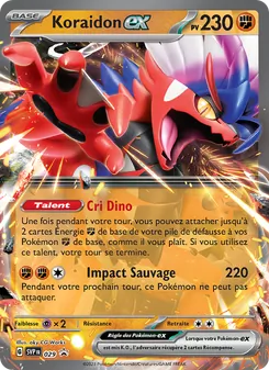 Carte Pokémon Koraidon-ex 029