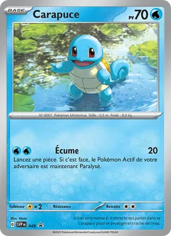 Carte Pokémon Carapuce 048