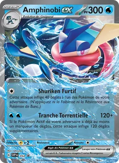 Carte Pokémon Amphinobi-ex 054
