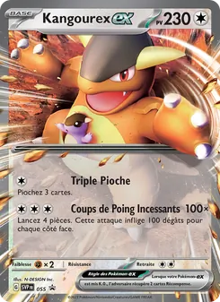 Carte Pokémon Kangourex-ex 055