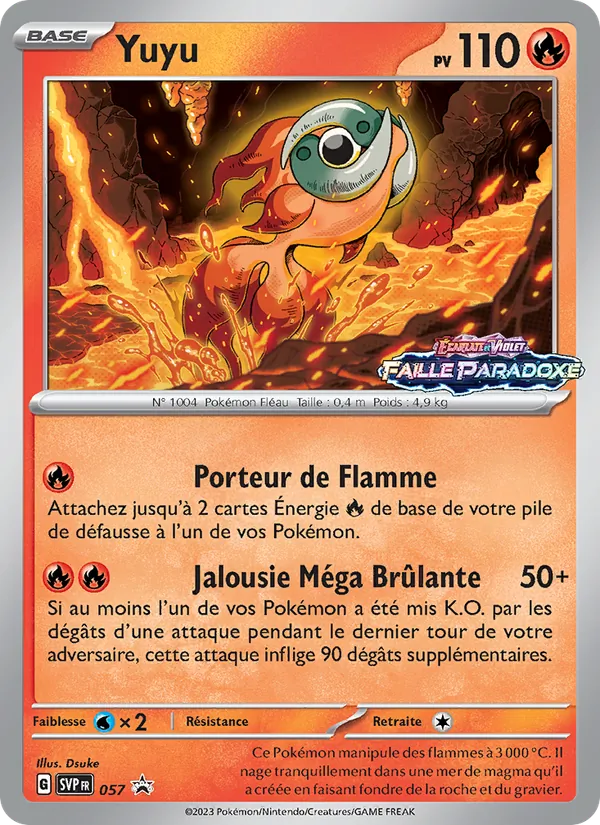 Carte Pokémon Yuyu 057/225 de l'extension SVP Black Star Promos