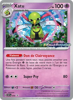 Carte Pokémon Xatu 059