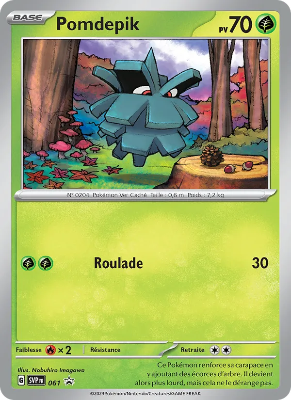 Carte Pokémon Pomdepik 061/225 de l'extension SVP Black Star Promos