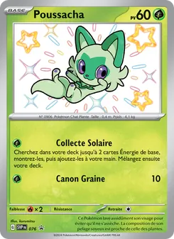 Carte Pokémon Poussacha 076