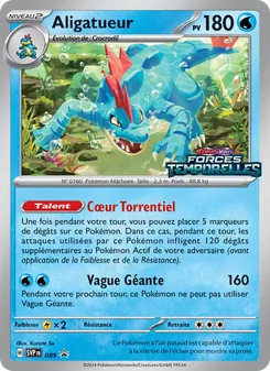 Carte Pokémon Aligatueur 089