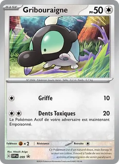 Carte Pokémon Gribouraigne 099