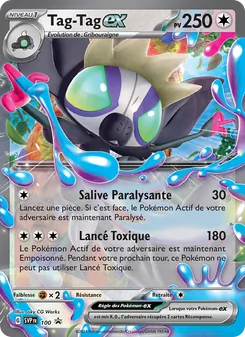 Carte Pokémon Tag-Tag-ex 100