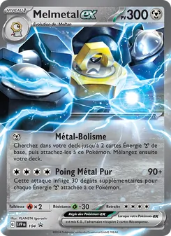 Carte Pokémon Melmetal-ex 104