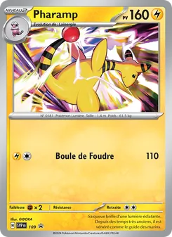 Carte Pokémon Pharamp 109