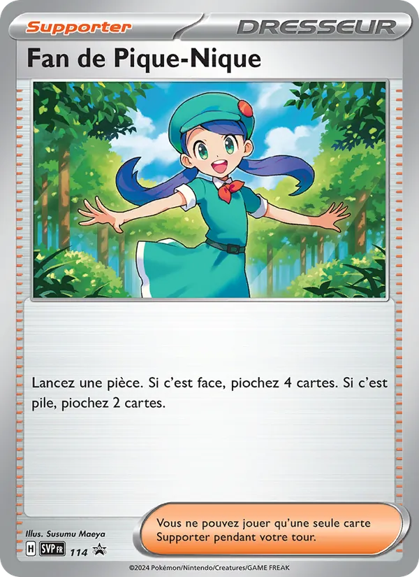 Carte Pokémon Fan de Pique-Nique 114/225 de l'extension SVP Black Star Promos