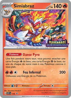 Carte Pokémon Simiabraz 116