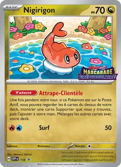 Carte Pokémon Nigirigon 118