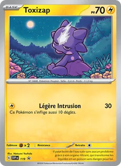 Carte Pokémon Toxizap 119