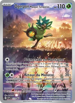 Carte Pokémon Ogerpon Masque Turquoise 123