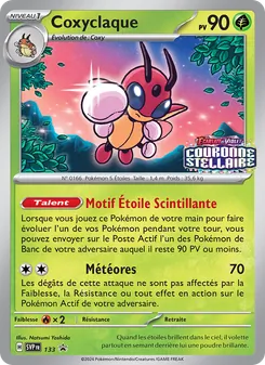Carte Pokémon Coxyclaque 133