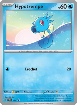 Carte Pokémon Hypotrempe 137
