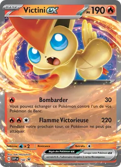 Carte Pokémon Victini-ex 142