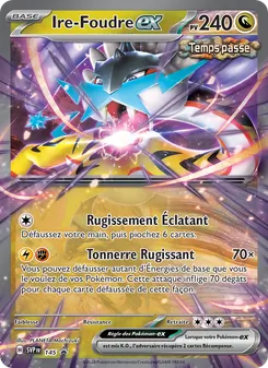 Carte Pokémon Ire-Foudre-ex 145