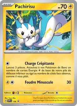 Carte Pokémon Pachirisu 158