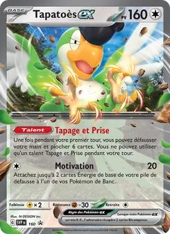 Carte Pokémon Tapatoès-ex 160