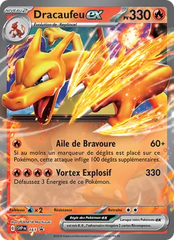 Carte Pokémon Dracaufeu-ex 161