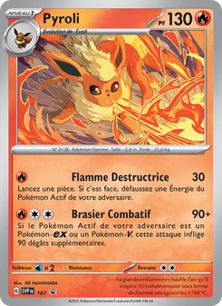 Carte Pokémon Pyroli 167 — SVP Black Star Promos