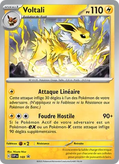 Carte Pokémon Voltali 169