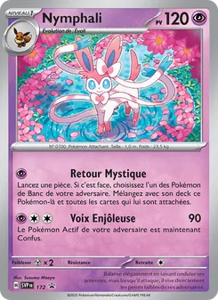 Carte Pokémon Nymphali 172