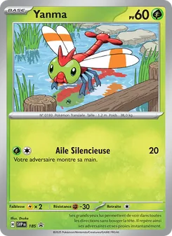 Carte Pokémon Yanma 185