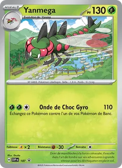 Carte Pokémon Yanmega 187
