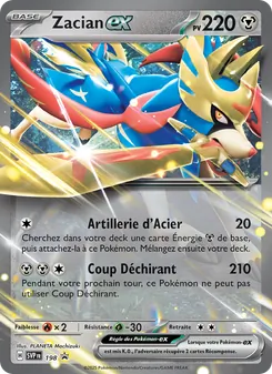 Carte Pokémon Zacian-ex 198