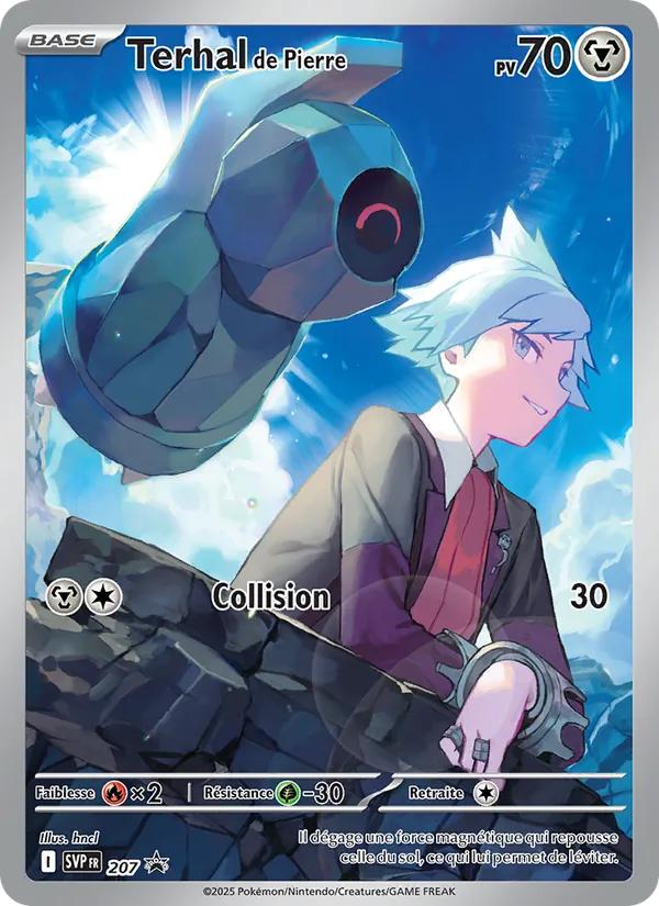 Carte Pokémon Terhal de Pierre 207/225 de l'extension SVP Black Star Promos