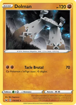 Carte Pokémon Dolman 114 — Épée et Bouclier