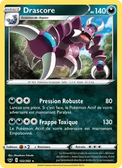 Carte Pokémon Drascore 122 — Épée et Bouclier